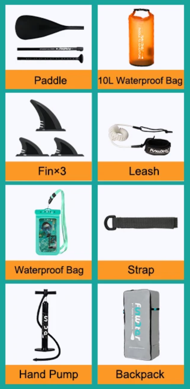 Do 200kg SUP ROBO BLUE 350x90x15cm