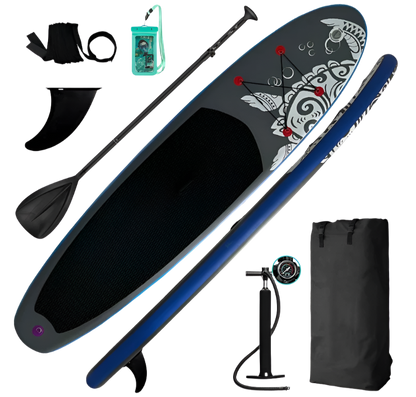 SUP FUNWATER TURTLE BLACK 335*81*15cm