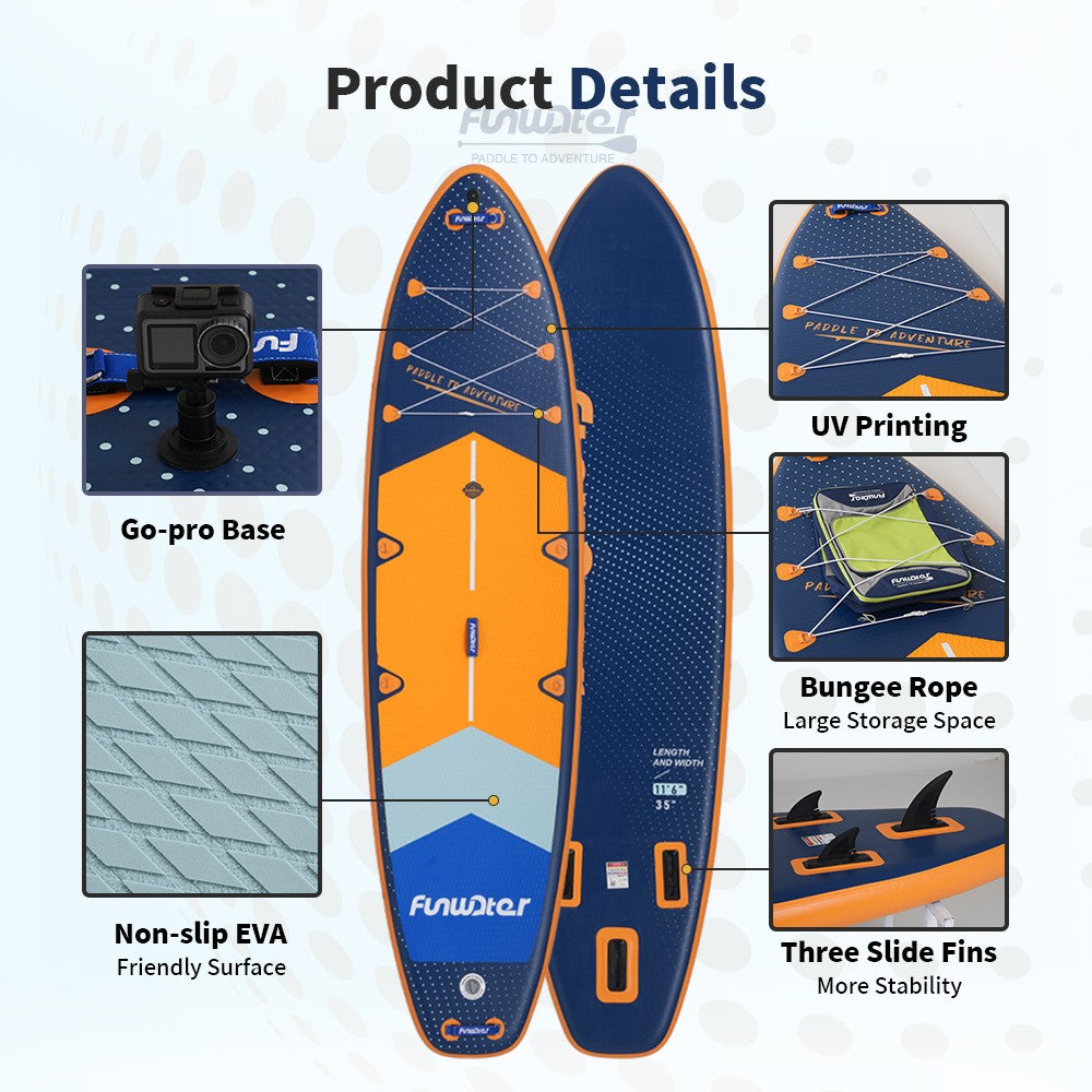 Do 200kg SUP Omega Blue 350x90x15cm