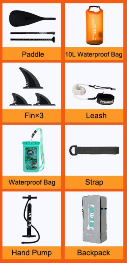 Do 200kg SUP ROBO Orange 350x90x15cm