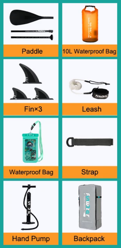 Do 200kg SUP ROBO BLUE 350x90x15cm